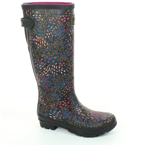 Joules Womens Black Rainboots Size 7 Medium (B, M) - Picture 2 of 4